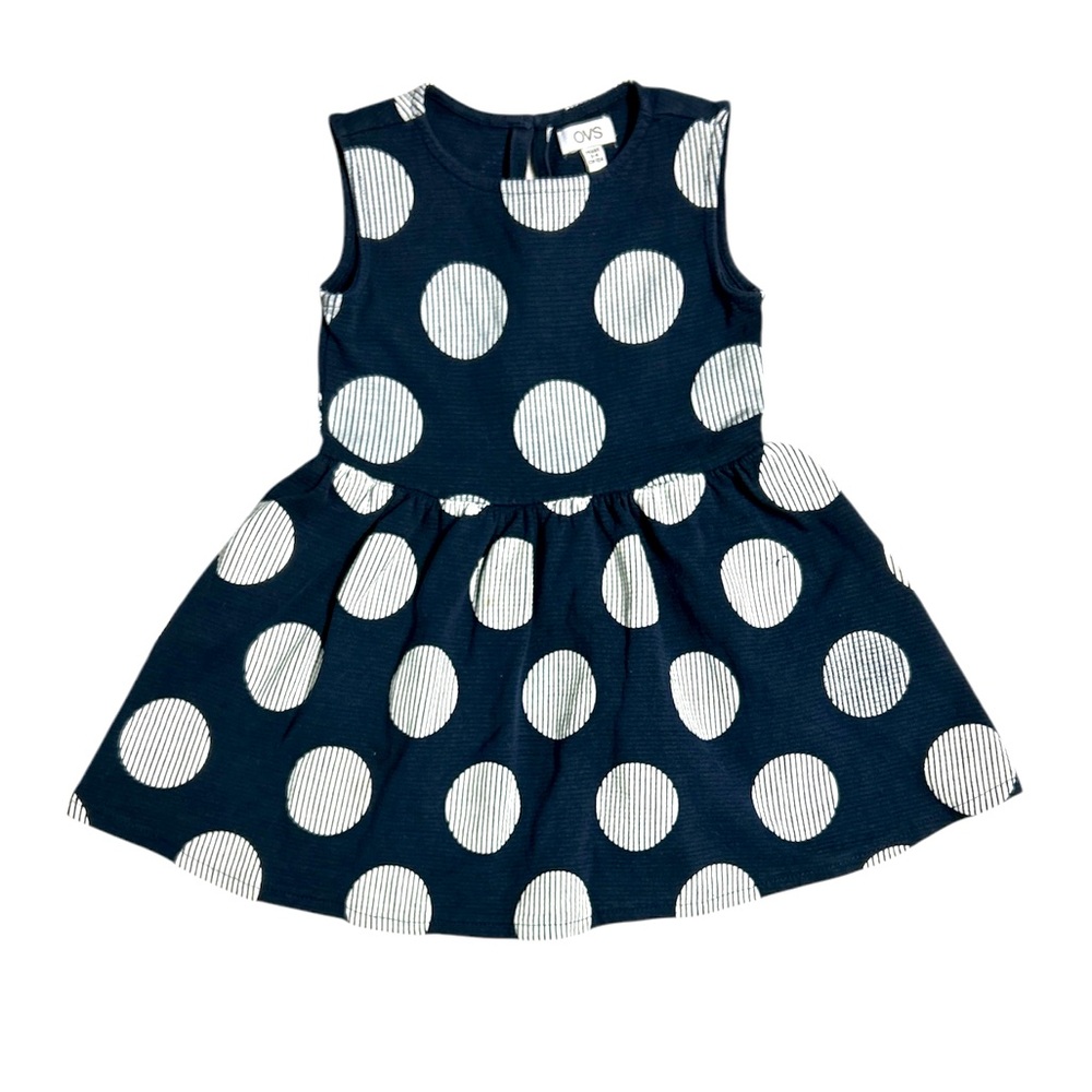 OVS big white dots dress